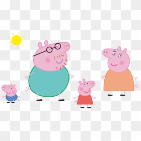 George Printable Peppa Pig, HD Png Download - family clipart png