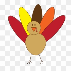 Thanksgiving Thanksgiving Clip Art - Simple Turkey Clipart, HD Png Download - thanksgiving png images