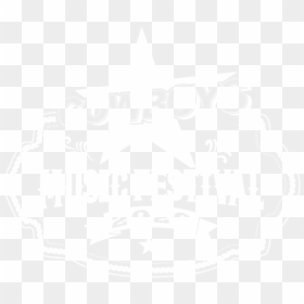 Cowboys Music Festival 2020-02 - Johns Hopkins Logo White, HD Png Download - cowboys png