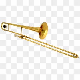 Trumpet And Saxophone Png Transparent Image - Brass Band Instruments Trombone, Png Download - saxaphone png