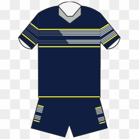 North Queensland Cowboys Home Jersey 2016 - Polo Shirt, HD Png Download - cowboys png