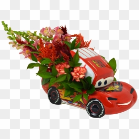 Cars With Flowers - Cars Flowers, HD Png Download - disney cars png