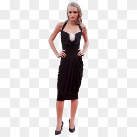 Lily Rose Depp Black Dress Clip Arts - Melissa The Broken Vow, HD Png Download - johnny depp png