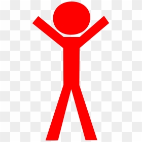 Stick Figure Red, HD Png Download - stick person png