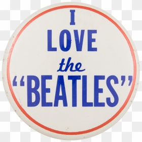 I Love The Beatles I Heart Buttons Button Museum , - Love The Beatles Pin, HD Png Download - the beatles png