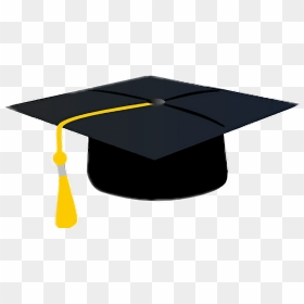 Graduation Cap Orange Tassel Clipart , Png Download - Graduation Cap With Green Tassel, Transparent Png - cap and gown png