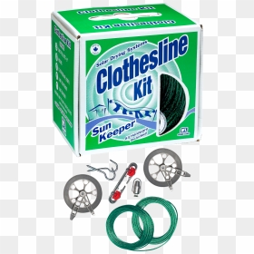 Outdoor Clothesline Kit - Clothesline Kit, HD Png Download - clothesline png