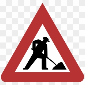 Road Signs In Latvia, HD Png Download - construction sign png