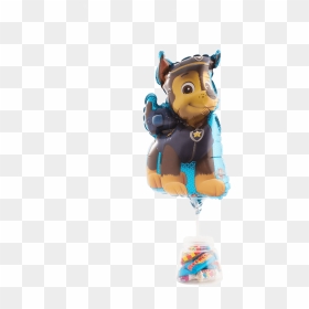 Chase Micro Foil Balloon - Cartoon, HD Png Download - chase paw patrol png
