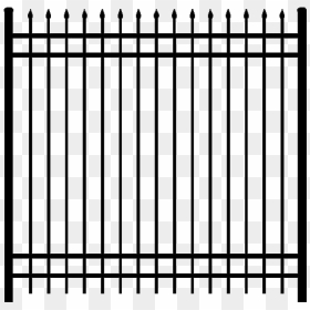 Metal Fence Png - Aluminum Fence Concord, Transparent Png - metal fence png