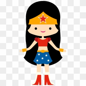 Wonder Woman Birthday, Wonder Woman Party, Batgirl, - Mulher Maravilha Cute Png, Transparent Png - wonderwoman png