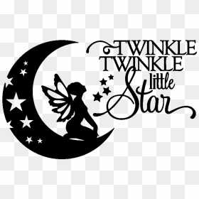 Twinkle, Twinkle, Little Star Silhouette Logo Art - Twinkle Twinkle Little Star Do You Know, HD Png Download - twinkle star png