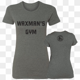 White Gym T Shirt Womens - Active Shirt, HD Png Download - white t shirt template png
