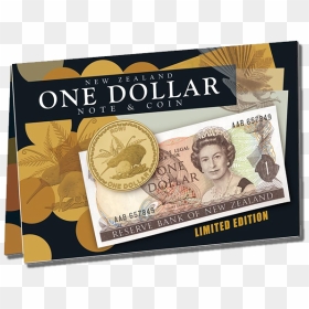 New Zealand 1 Dollar, HD Png Download - one dollar png