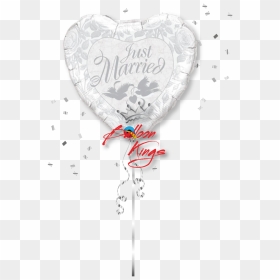 Just Married Two Doves - Heart, HD Png Download - just married png
