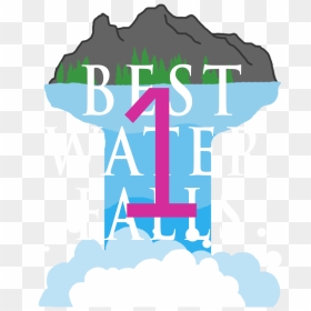 Best Waterfall 1 - Graphic Design, HD Png Download - water fall png
