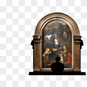 Madonna Of The Rocks, HD Png Download - mona lisa png