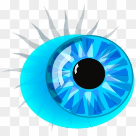 Eye Svg Clip Arts - Blue Anime Eye Transparent, HD Png Download - blue eye png