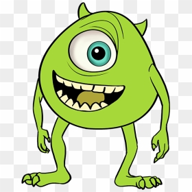 How To Draw Mike Wazowski From Monsters, Inc - Drawing Mike Monsters Inc, HD Png Download - monster inc png