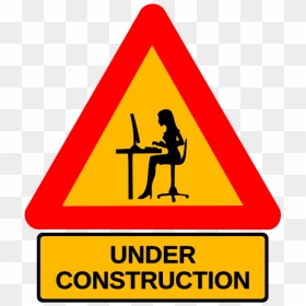 Under Construction Vector Symbol - Work In Progress Png, Transparent Png - construction sign png