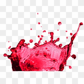 Red Juice Splash Png, Transparent Png - wine splash png