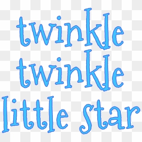 #twinkle #star #words #fonts #christmas #sticker#blue - Calligraphy, HD Png Download - twinkle star png
