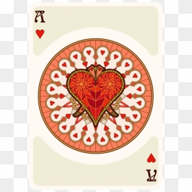 Ace Of Hearts Old Card Transparent, HD Png Download - ace card png