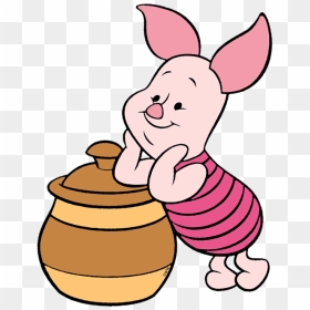 Piglet With Honey Pot Clipart Piglet Winnie The Pooh - Piglet With Honey Pot, HD Png Download - piglet png