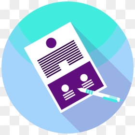 Pen And Paper Icon Transparent , Png Download - Pen Paper Icon Png Circle, Png Download - pen and paper png