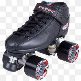 Riedell R3 Black Roller Skate Set - Riedell R3, HD Png Download - roller skates png