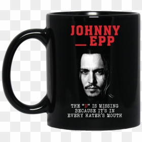 The D Is Missing Mug Johnny Depp Coffee Mug Tea Mug - Beer Stein, HD Png Download - johnny depp png
