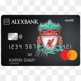 Liverpool Fc World Credit Card - بطاقة ليفربول بنك الاسكندرية, HD Png Download - liverpool logo png