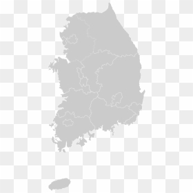 South Korea Map Outline Png Clip Art Free Stock - South Korea, Transparent Png - outline of texas png