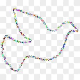 Fashion Accessory,jewellery,body Jewelry - Colorful Dove Png, Transparent Png - dove clipart png