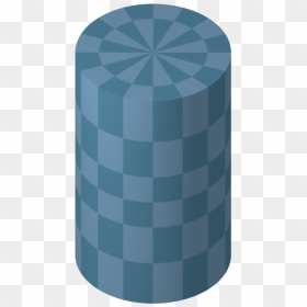 File - Blue-cylinder - Cylinder Gif Png, Transparent Png - cylinder png
