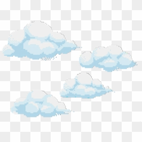 Transparent Cloudy Sky Png - 8 Bit Cloud Png, Png Download - cloudy sky png