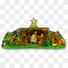Transparent Crib Png - Cut Out Christmas Nativity, Png Download - crib png