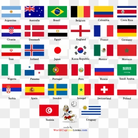 World Cup 2018 List Of Qualified Teams - All Teams In World Cup 2018, HD Png Download - world cup 2018 png