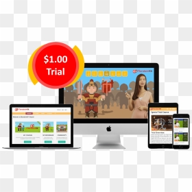 Mac Mockup Free Download, HD Png Download - one dollar png