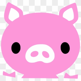 Piglet Icon - Pink Pig Cartoon Wallpaper Desktop, HD Png Download - piglet png