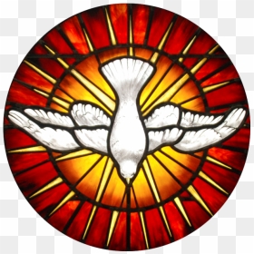 Charismatic Prayer Group - Dove Stain Glass Window, HD Png Download - dove clipart png