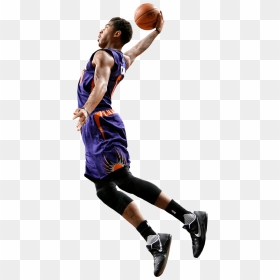 Suns Marquese Chriss Dunking One Handed - Transparent Basketball Player Png, Png Download - dunk png