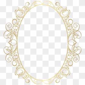 Oval Borders Clipart, HD Png Download - oval outline png