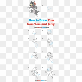 Step By Step Tom And Jerry Drawing Easy, HD Png Download - jerry png