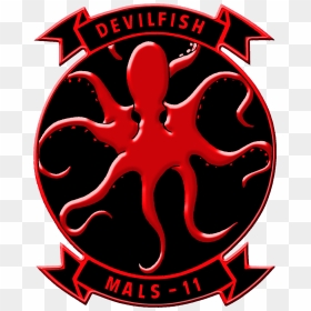 Mals-11png Insignia - Devilfish Mals 11 Miramar, Transparent Png - usmc png