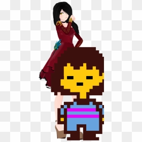 Cinder Fall And Frisk - Frisk From Undertale, HD Png Download - person falling png