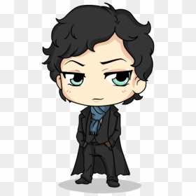 Clipart Black And White Library By Mibu No Ookami - Cartoon Sherlock Holmes Bbc, HD Png Download - benedict cumberbatch png