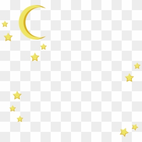 Night Clipart Moon Starts, HD Png Download - starts png