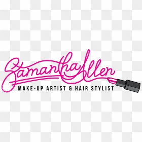 Sam Allen Logo New - Make And Hair Stylist Logo, HD Png Download - hair stylist png