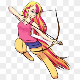Archery, Arrow, Artist - Cartoon, HD Png Download - archery arrow png